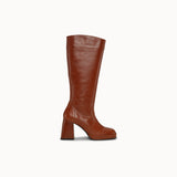 CRISTAL HIGH BOOT COGNAC